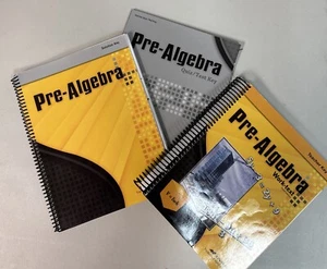A Beka Pre-Algebra 3rd Edition Teacher Text Key + Quiz Test Key + Solution Key - Picture 1 of 7