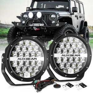 AUXBEAM 7" LED Luz de Trabajo Vainas Punto Viga de Inundación Conducción Todoterreno Lámpara Antiniebla Camión - Imagen 1 de 12