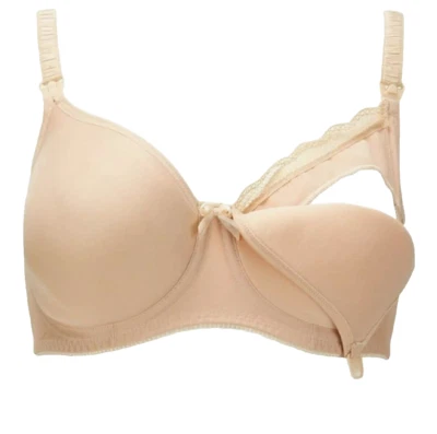 Freya Women's Beige Flexi Wire Nursing Bra Size 32DDD – Pure UW Maternity Bra - Image 1 of 4