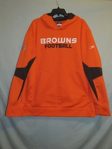 Reebok Authentic Sideline Cleveland Browns Hoodie XL Waffle Knit TOP+ - Bild 1 von 3