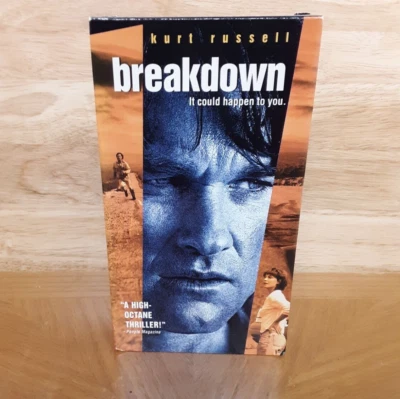 Breakdown VHS VCR Video Tape Used Movie Kurt Russell - Image 1 of 4