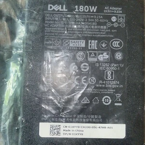 OEM Dell 180W 19.5V 9.23A 7.4x5mm Tip Laptop AC Power Adapter 3XYY8 HA180PM180 - Picture 1 of 2