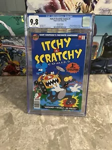 Itchy & Scratchy Comics #1 Edicola CGC 9.8 (Bongo Comics 1993) - Foto 1 di 11