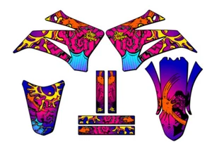 2008-2022 TTR 125 ZANY Pink Senge Graphics Kit Compatible with Yamaha - Picture 1 of 10