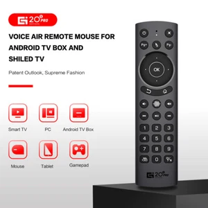 G20S PRO 2.4G Wireless Air Mouse 30 Button Voice Remote for Smart TV Set Top Box - Afbeelding 1 van 12