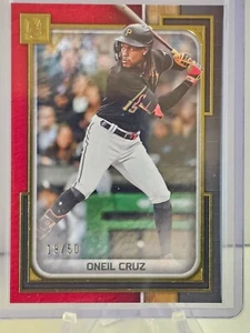 2023 Topps Museum Collection #40 Oneil Cruz Rubino 19/50 - Foto 1 di 2