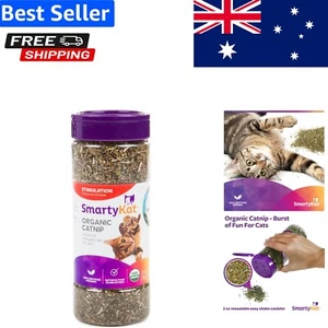 Natural Catnip Shaker – 2 Oz Resealable Canister for Engaging Play & Relaxation - Picture 1 of 11