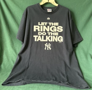 New York Yankees | Let The Rings Do The Talking Sz Large Great Condition | Champ - Picture 1 of 6