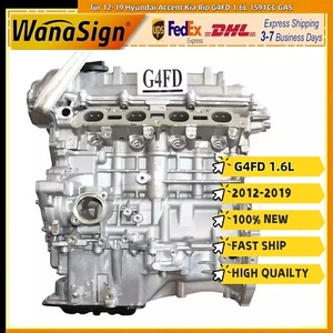 Langblock-Motorbaugruppe für 12-19 Hyundai Accent Kia Rio G4FD 1.6L 1591CC GAS - Picture 1 of 5