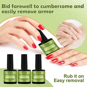 1/3 Stück Burst Nail Gel Magic Remover Politur Soak Off Gel Coat Reiniger Primer 15ML - Bild 1 von 16