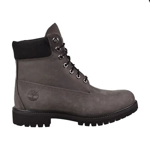 Timberland 6-Inch Premium Waterproof Men's Boots Medium Grey Nubuck TB0A62BH - Picture 1 of 6