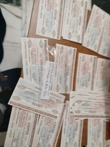 Mini-Schecks L' Istituto Centrale Delle Banche Popolari Italiane L.100 25 Stück - Bild 1 von 2