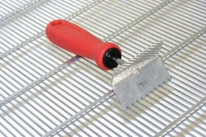 Graffi di pulizia per asta rotonda in metallo griglia di intercettazione, 1 lato dentato - Foto 1 di 1