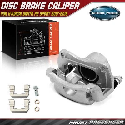 Pinza de freno de disco delantera derecha con soporte para Hyundai Santa Fe Sport 2017-2018 Foto 1 de 4