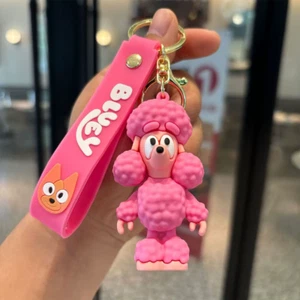 Coco Bluey Keyring Keychain Key Fob Bag Charm Cartoon Giift - Foto 1 di 1