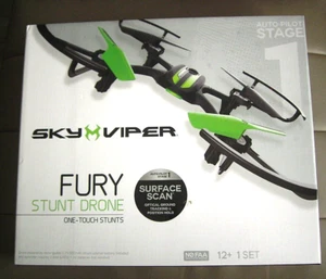 Sky Viper Fury Stunt Drone new (Box has small tear on back) Complete unused new! - Picture 1 of 3