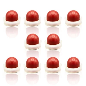 10X CONJUNTO DE BOMBILLA IMPRIMACIÓN APTO PARA BRIGGS & STRATTON 494408 694394 5084 DHK ROJO - Imagen 1 de 5