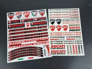 decalcomanie moto carenatura adesivi laminati per Ducati Streetfighter V2 V4 - Foto 1 di 6