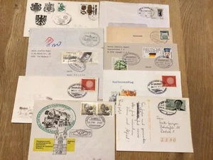 Germany Bahnpost Railway post envelopes ten postal cover Ref 60225 - Picture 1 of 3