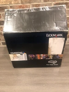 Open Box versiegelt Toner nur Lexmark C540X74G Trommel schwarz und Farbbildgebungskit - Bild 1 von 15