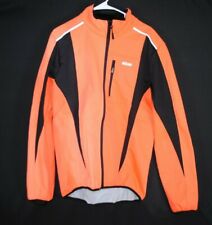 Arsuxeo Full Zip Reflective Cycling Jacket Women’s Size 2XL XXL Orange