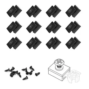 Evemodel 12pcs N Scale 1:160 Coupler Pocket Cover Coupler Box Lid with Screws - Picture 1 of 5