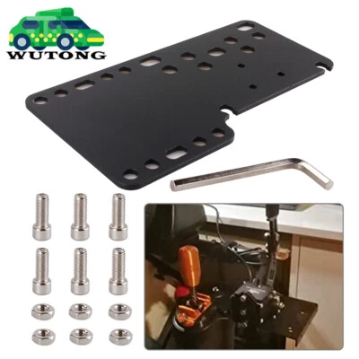 PC USB Handbrake Mount Plate For SIM Racing Games Logitech G27 G25 G29 T500 T300 - Image 1 of 4