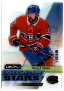 2020 UD Synergy Exceptional Stars Gold #ES-27 TOMAS TATAR /449  Canadiens