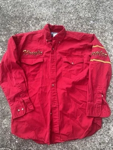 Vintage 90s Wrangler Western Button-Up Shirt – Long Sleeve – Classic Cowboy M - Picture 1 of 4