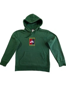 Nike Fleece Hoodie Mens XS SB Court Logo Sweat Hooded Long Sleeve Jumper VGC - Picture 1 of 9