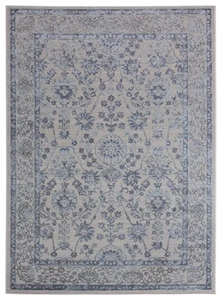 2x3 United Weavers Blue Bordered Petals Door Mat 2601 10260 - Aprx 1' 11" x 3' - Picture 1 of 2