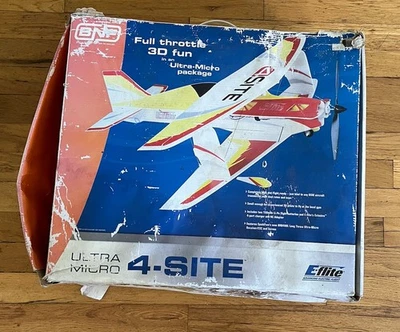 Eflite Ultra Micro 4-Site BNF Bind N Fly Rc Radio Control Airplane ONLY EFL9080 - Image 1 of 4