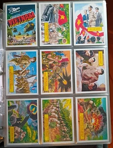 1988 Dart Flipcards Vietnam Fact Cards COMPLETE Trading Card Set NM+ - Picture 1 of 9