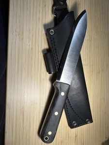 LT Wright Gen 6 Black Micarta G10 White Liners Discontinued (Big Larry) NIB - Picture 1 of 17