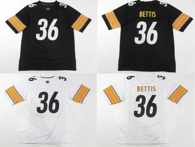 Camiseta deportiva cosida personalizada Jerome Bettis #36 Pittsburgh Steelers sin firmar Foto 1 de 4