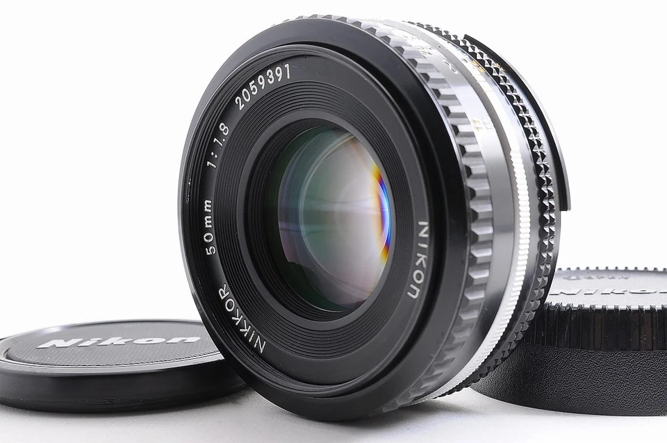 【NEAR MINT+】NIKON AIS NIKKOR 50mm F/1.8 MF Standard Lens From JAPAN #5478 - Image 1 of 4