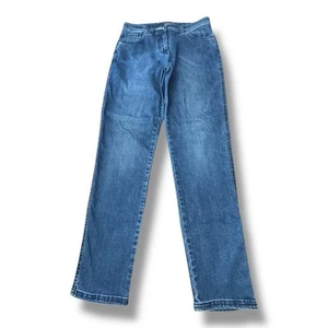 NWT St. John Caviar Jeans Stretchy Cotton 5-Pocket Made In Italy Women’s Sz 10 - Picture 1 of 12