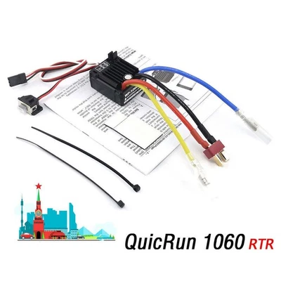 60A ESC Brushed ESC Elektronischer Drehzahlregler Für 1/10 RC Crawler speed - Bild 1 von 3