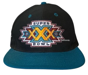 Vintage NFL Super Bowl XXX Logo 7 Snapback Cap Hat Packers Cowboys - Picture 1 of 5