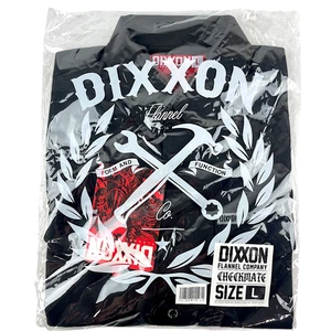 DIXXON Flanellhemd "Checkmate" Herren LARGE schwarz Jacquard kariert geknöpft - Bild 1 von 14