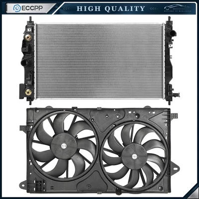 Electric Engine Radiator Cooling Fan Kit For 2010 2011 2012 13-16 Buick LaCrosse - Изображение 1 из 4