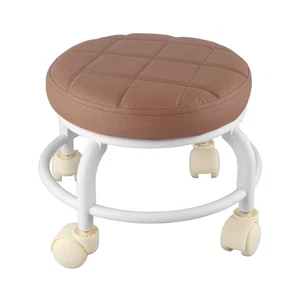Coffee Color Rolling Ottoman High Density Memory Foam Waterproof Quiet Wheel HOT - Picture 1 of 12