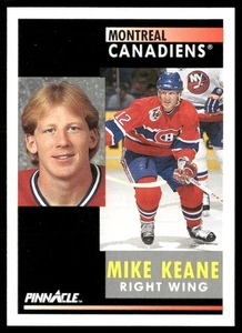 1991-92 PINNACLE MIKE KEANE MONTREAL CANADIENS #265 - Picture 1 of 2