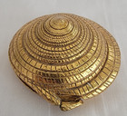 RARE VTG 1971 ESTEE LAUDER AZUREE " SEA SHELL" SOLID PERFUME COMPACT