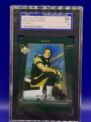 2000 Upper Deck Encore Danny Farmer Rookie #264 - SGC 9 - Cincinnati Bengals - Image 1 of 2