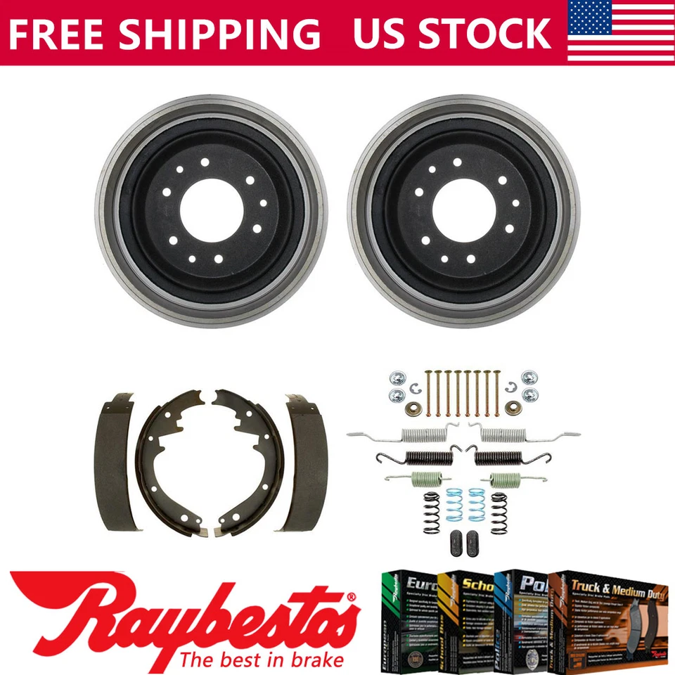 Комплект переднего тормозного барабана и тормозных колодок комплект оборудования для 1964-1966 GMC I1000 - Изображение 1 из 4