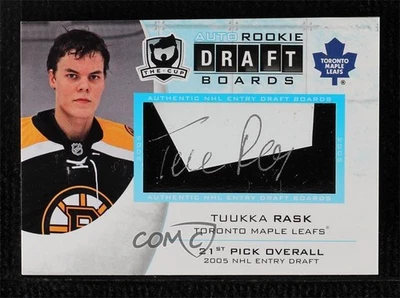 2008-09 Upper Deck The Cup Auto Rookie Draft Boards /25 Tuukka Rask #DB-TR Auto - Image 1 of 2