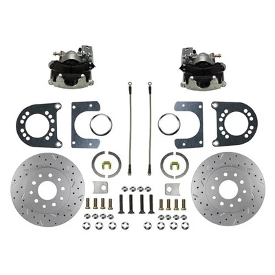 For Mercury Comet 63-77 Drilled & Slotted Rear Disc Brake Conversion Kit - Imagem 1 de 4