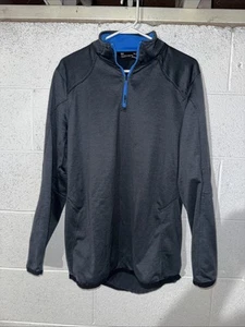 Under Armour Pullover Herren Medium Blau 1/4 Zip Fleece Gym Workout ColdGear Loose - Bild 1 von 6