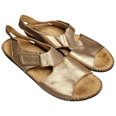 Sandalias Scout Naturalizer para Mujer Planas Talla 8N Cordones Cuero Gancho y Lazo  Foto 1 de 4